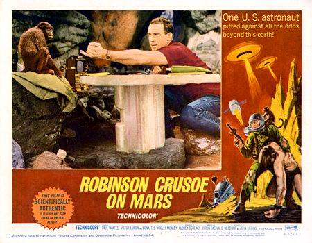 Robinson Crusoe on Mars lobby card