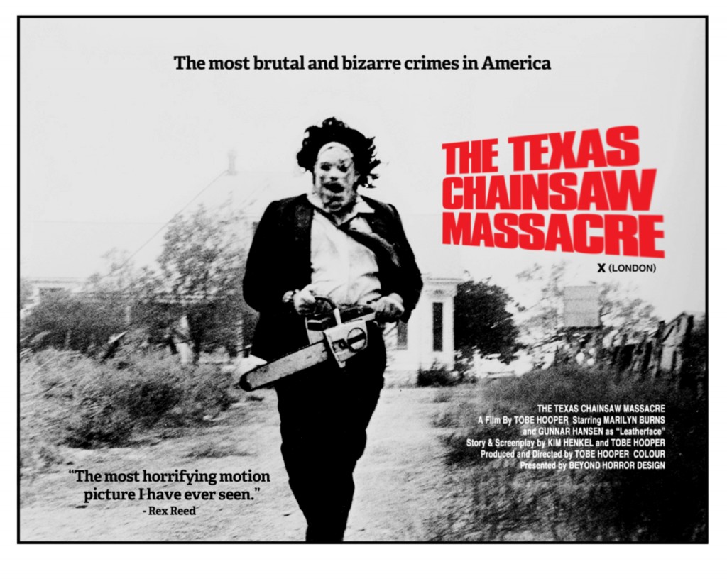 Texas Chainsaw Massacre uk poster