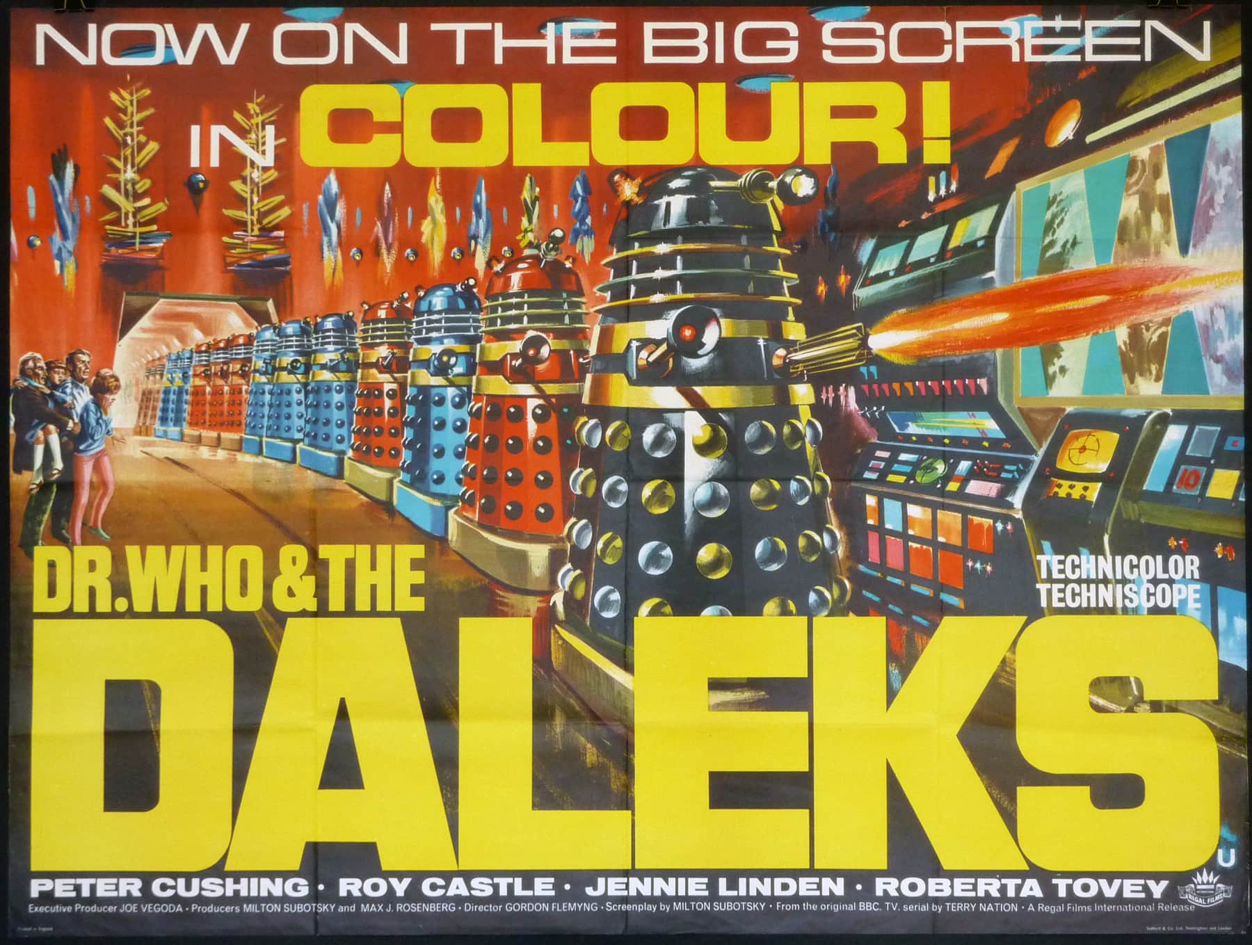 dr who and the daleks poster