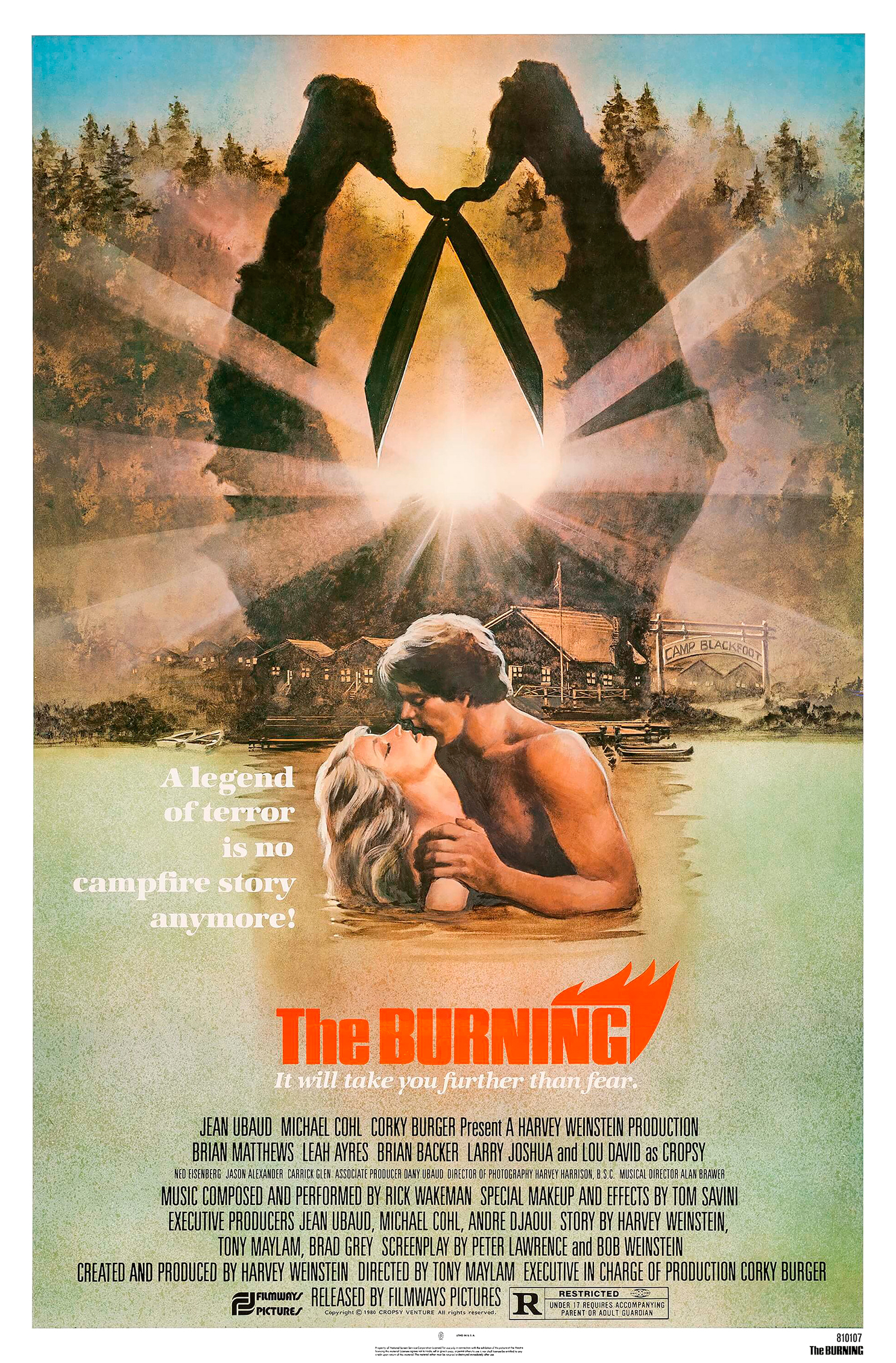the burning poster